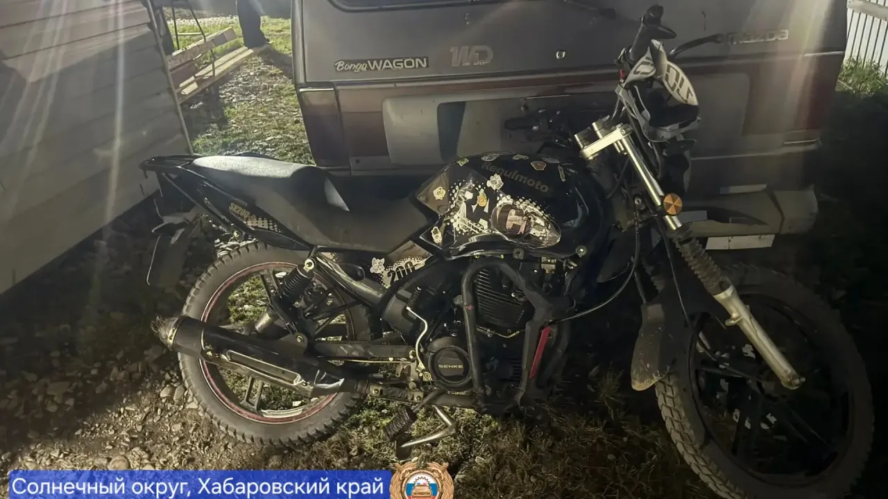 В столкновении мотоцикла и УАЗа в Солнечном округе пострадали двое подростков — Хабаровск Сейчас