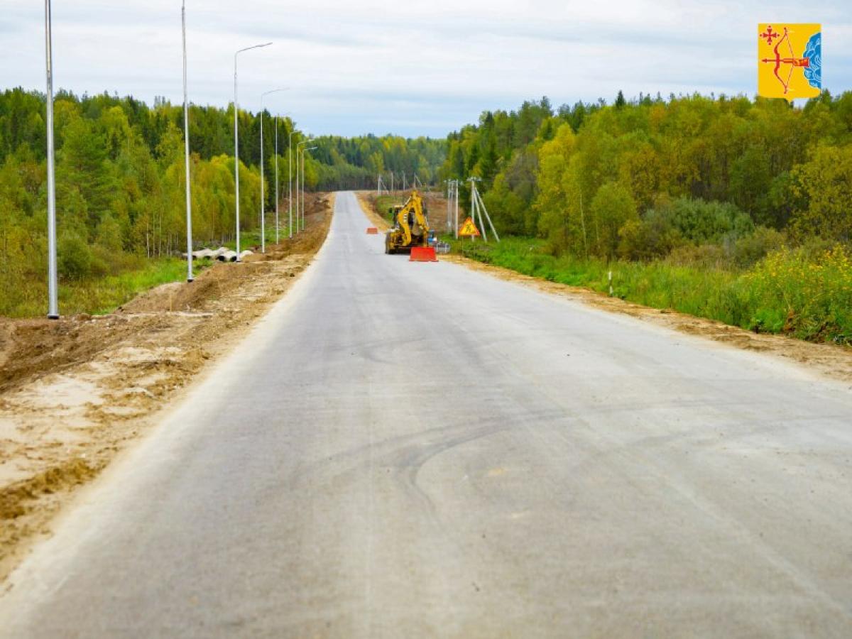 До Подосиновца впервые создают асфальтированную дорогу