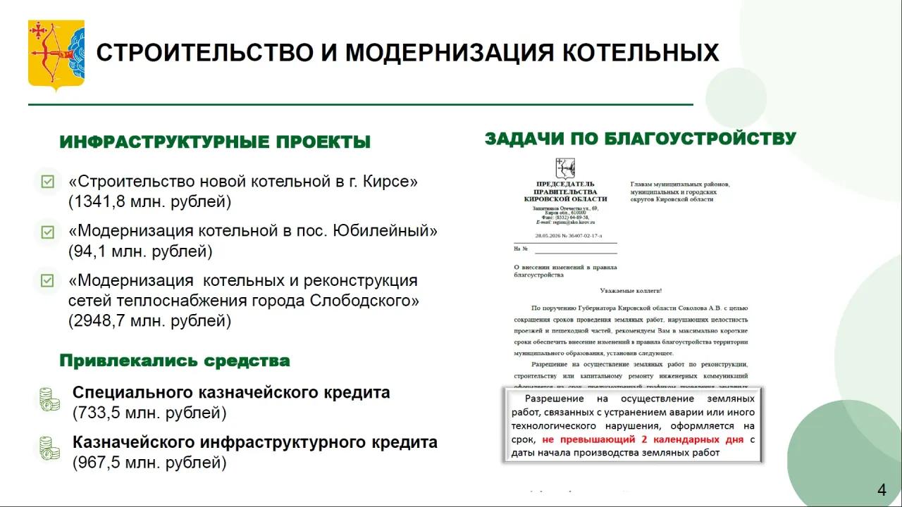 В Кировской области реализуют два проекта по котельным в Кирсе и Юбилейном — Киров Сейчас