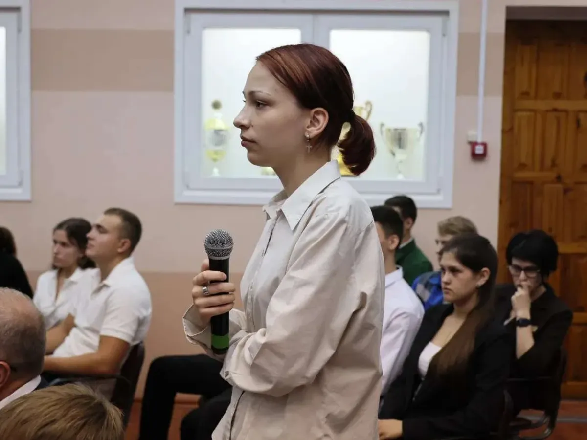Вениамин Кондратьев встретился со студентами Армавирского индустриально-строительного техникума