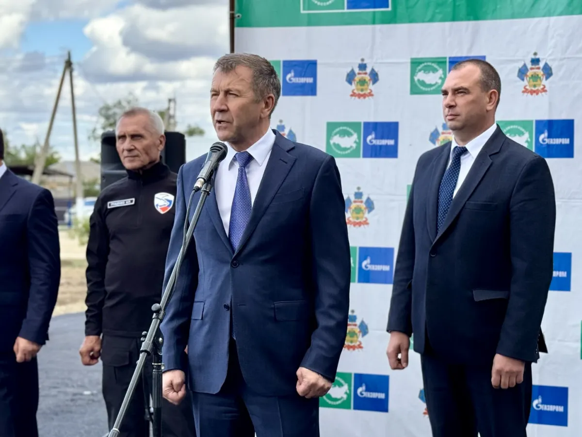 В хуторе Глебовка газифицировали школу, где учатся более 120 детей