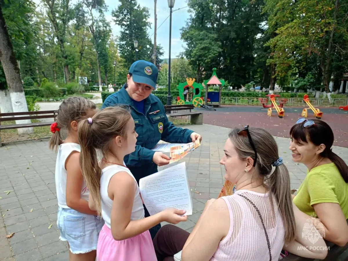 В Апшеронском районе провели акцию по профилактике пожаров