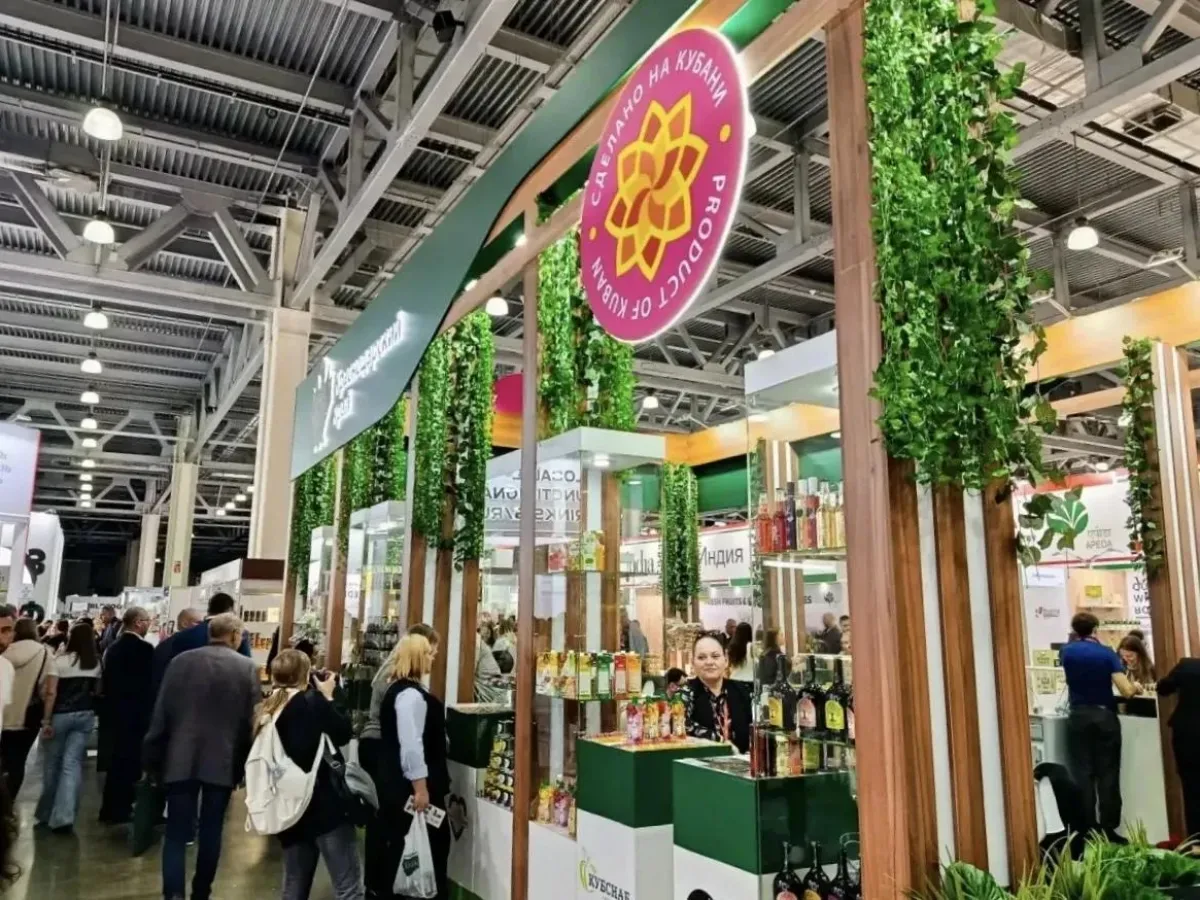 Краснодарский край представил бренд «Сделано на Кубани» на World Food Moscow 2026