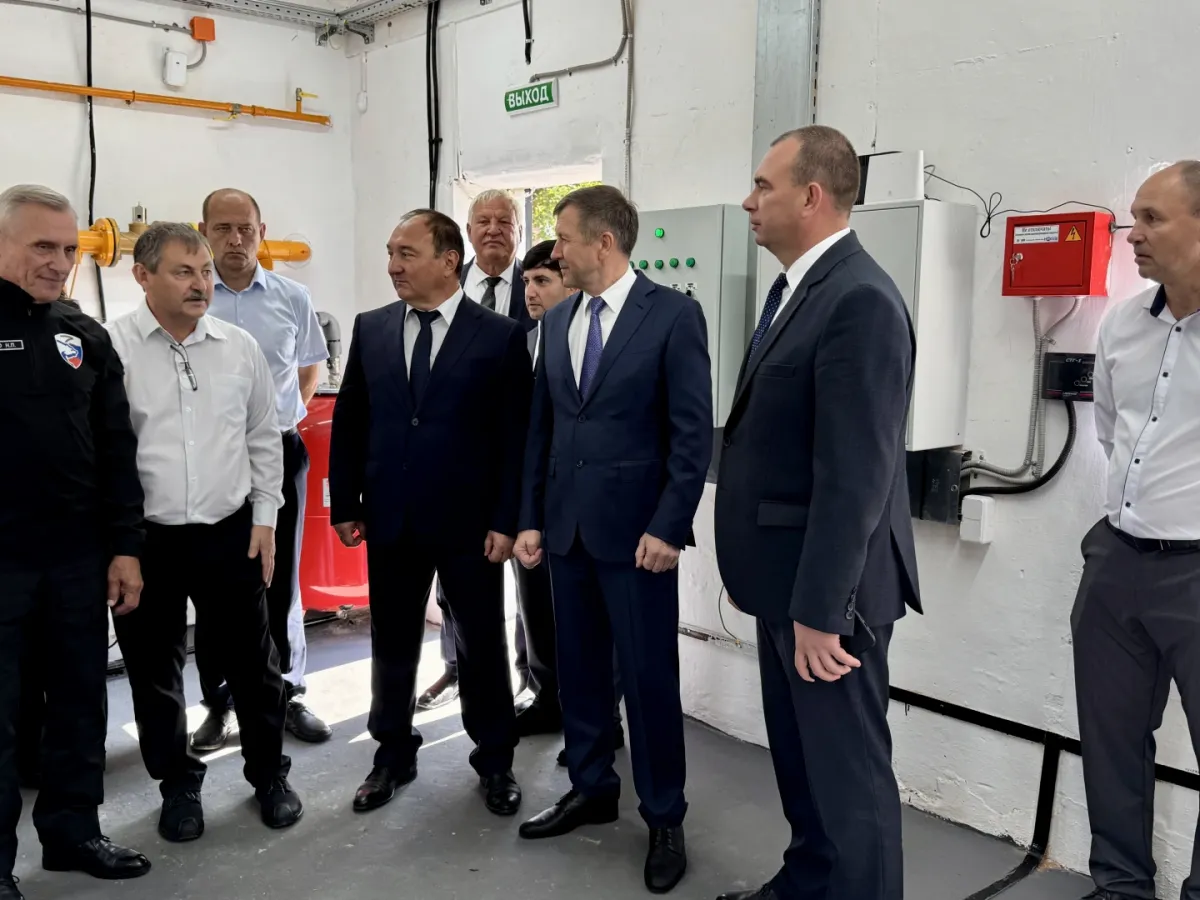 В хуторе Глебовка газифицировали школу, где учатся более 120 детей