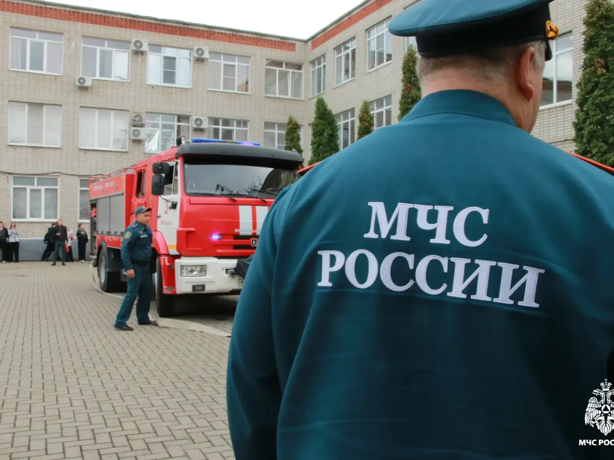 В школе № 24 Краснодара провели уроки пожарной безопасности для учеников