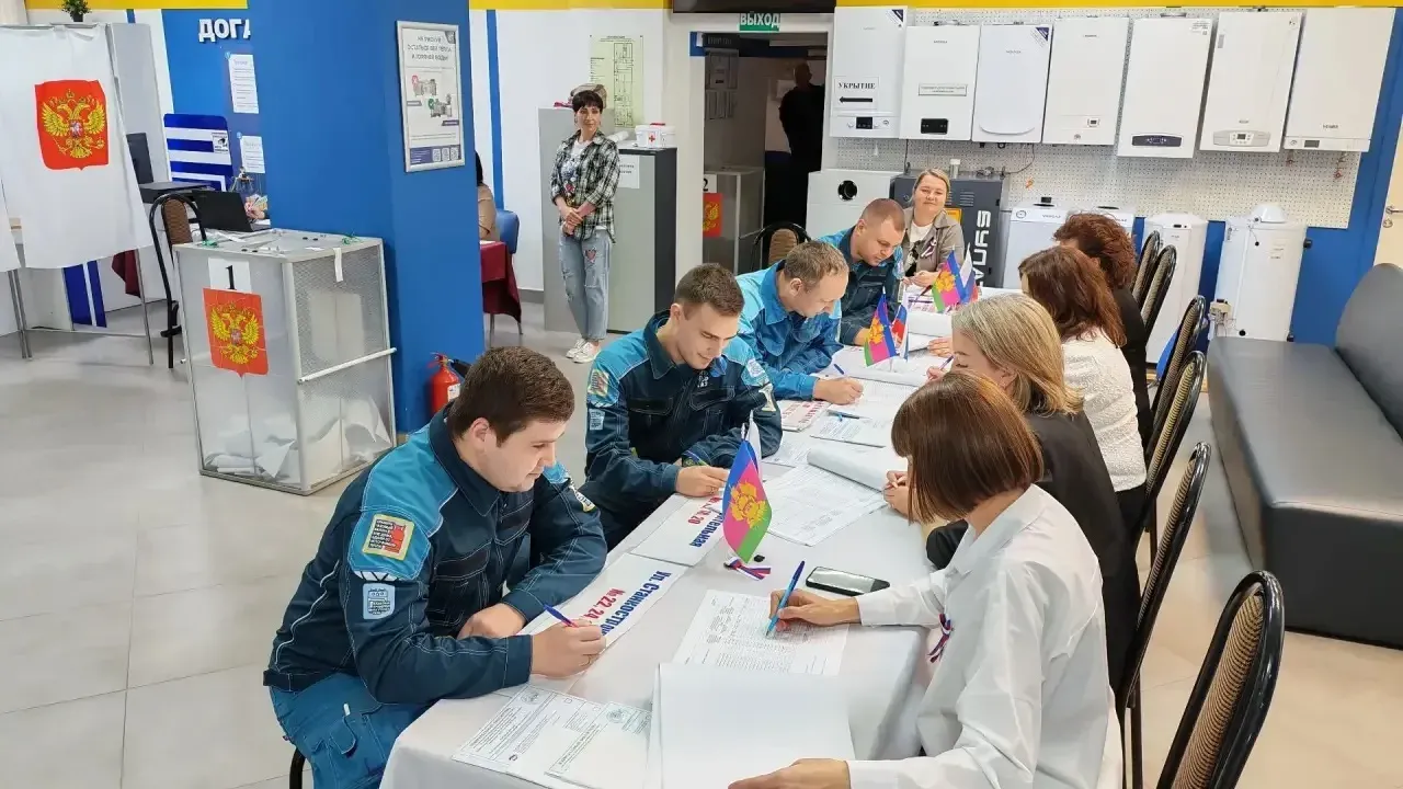 Трудовые коллективы Краснодара голосуют на выборах депутатов Госдумы — Краснодар Сейчас