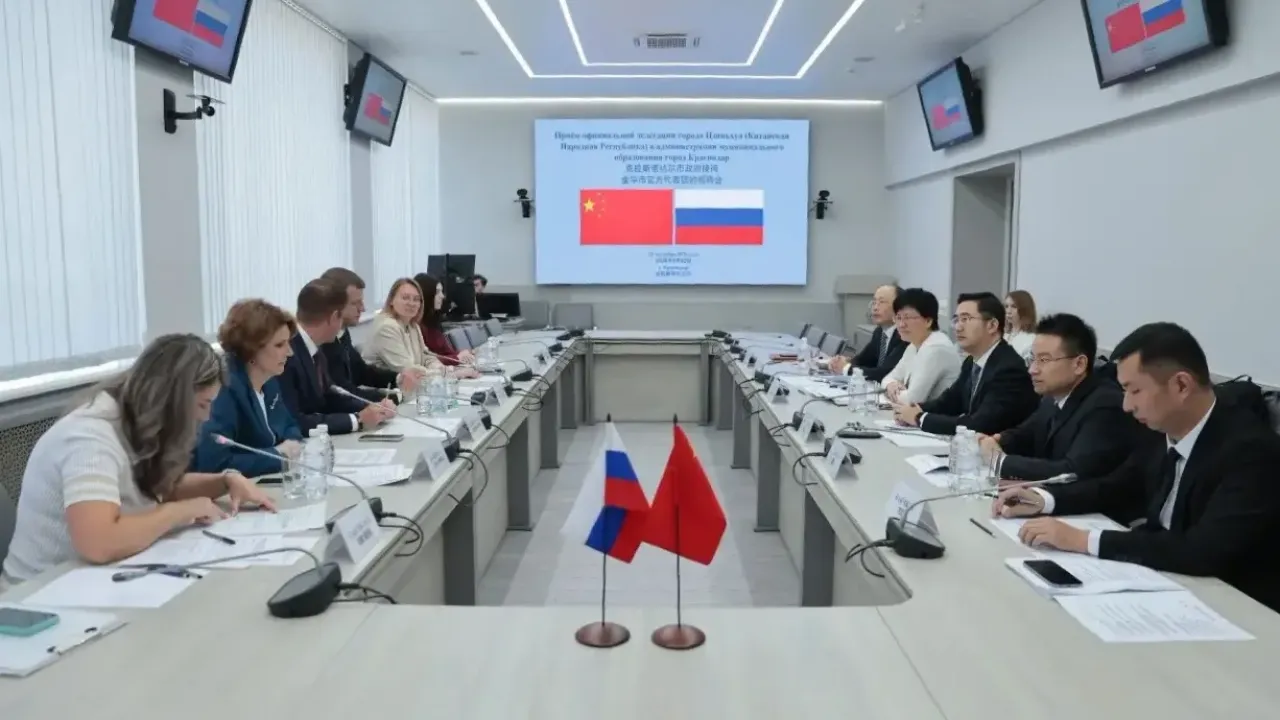Делегация Цзиньхуа ознакомилась с Краснодаром и обсудила сотрудничество — Краснодар Сейчас