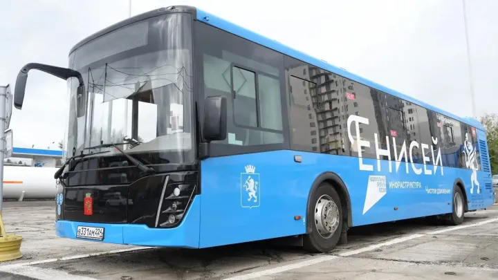 В Красноярске на маршруты вышли 23 новых газомоторных автобуса ЛиАЗ