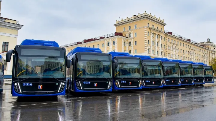 В Норильск в сентябре прибудут 11 новых газовых автобусов