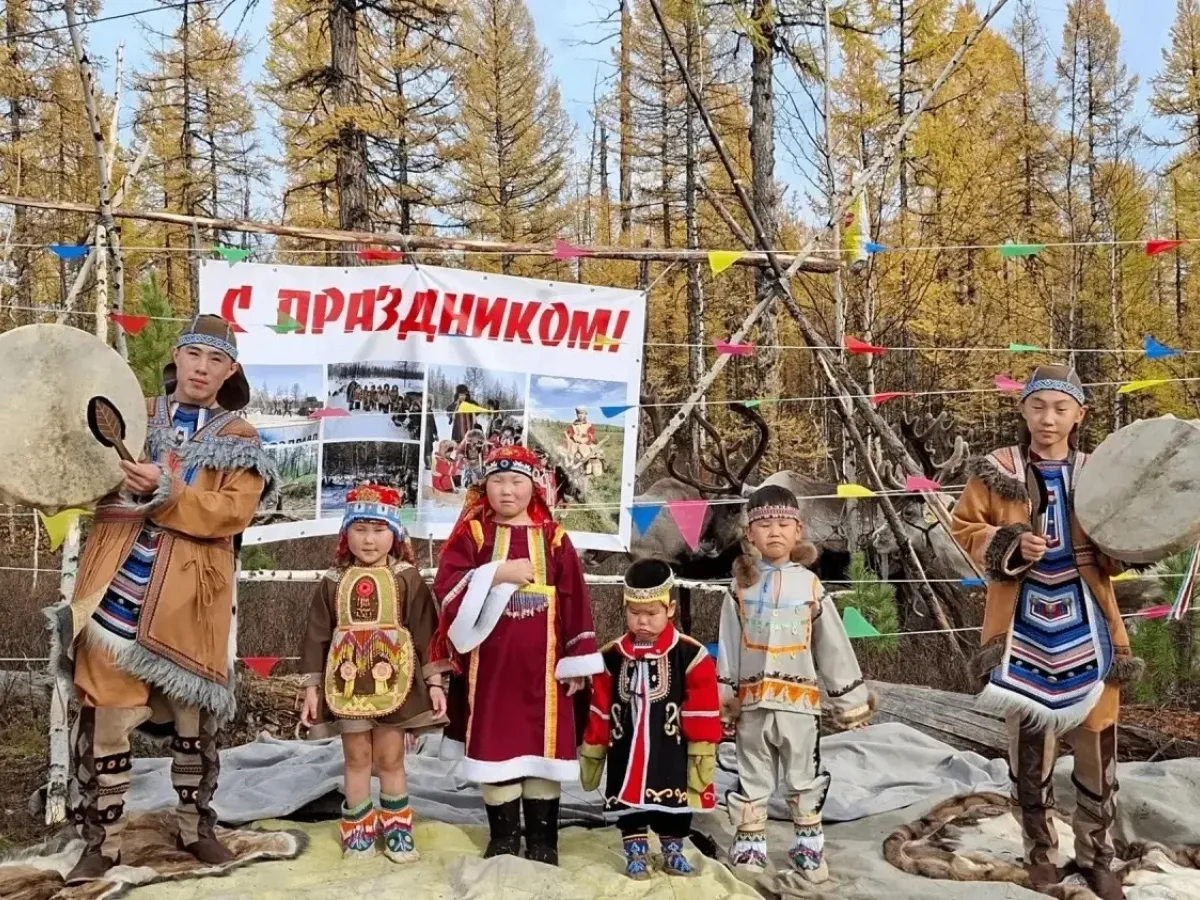 В Эвенкии кочевой детский сад «Аякан» отметил 15-летие