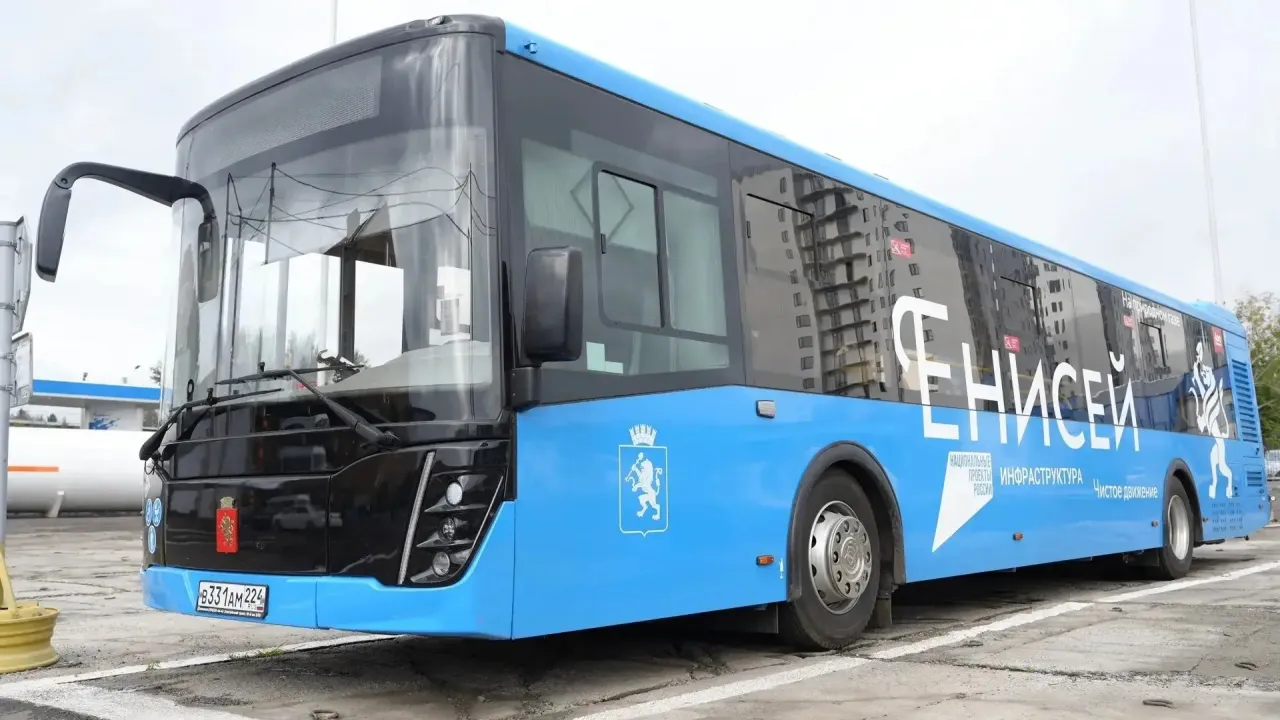 В Красноярске на маршруты вышли 23 новых газомоторных автобуса ЛиАЗ