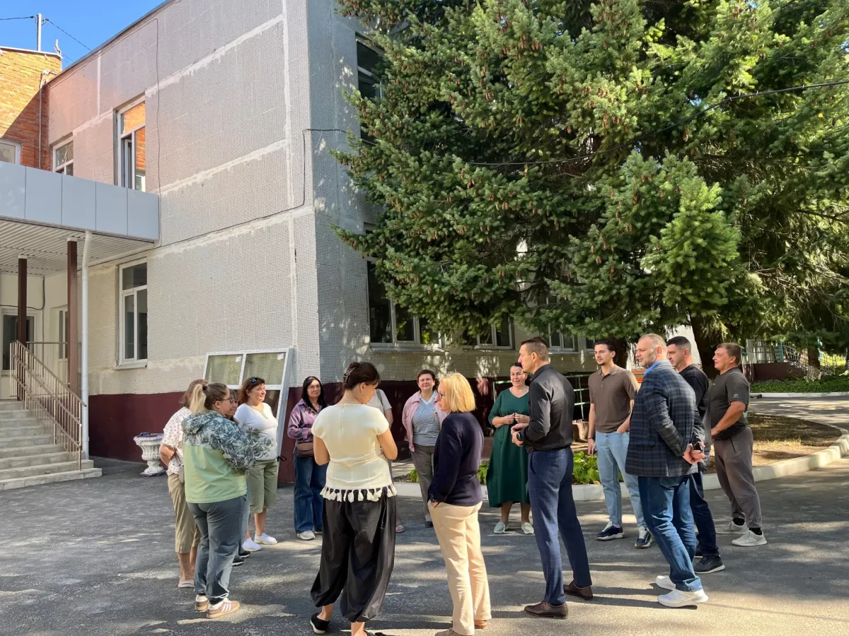 В Курске в детском саду №128 капитально ремонтируют здание по нацпроекту «Семья»