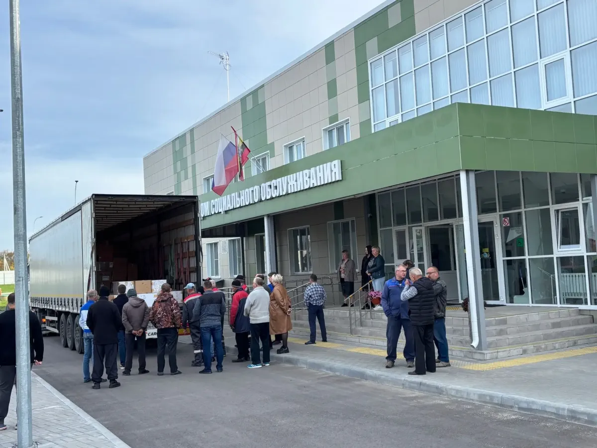 В Букреевский дом социального обслуживания передали партию гуманитарной помощи