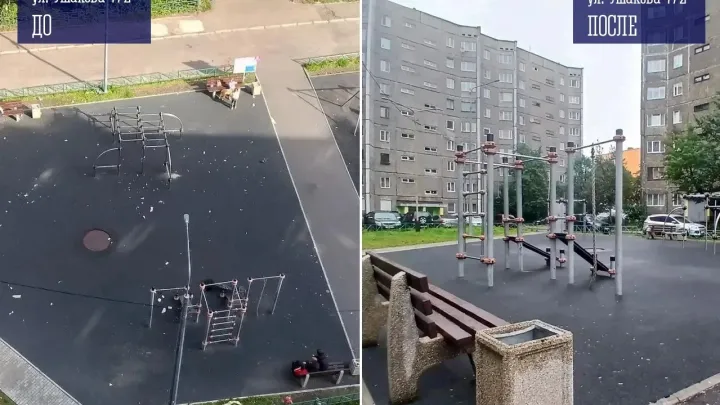 В Мурманске по обращениям жителей убрали мусор и привели в порядок три территории — Мурманск Сейчас