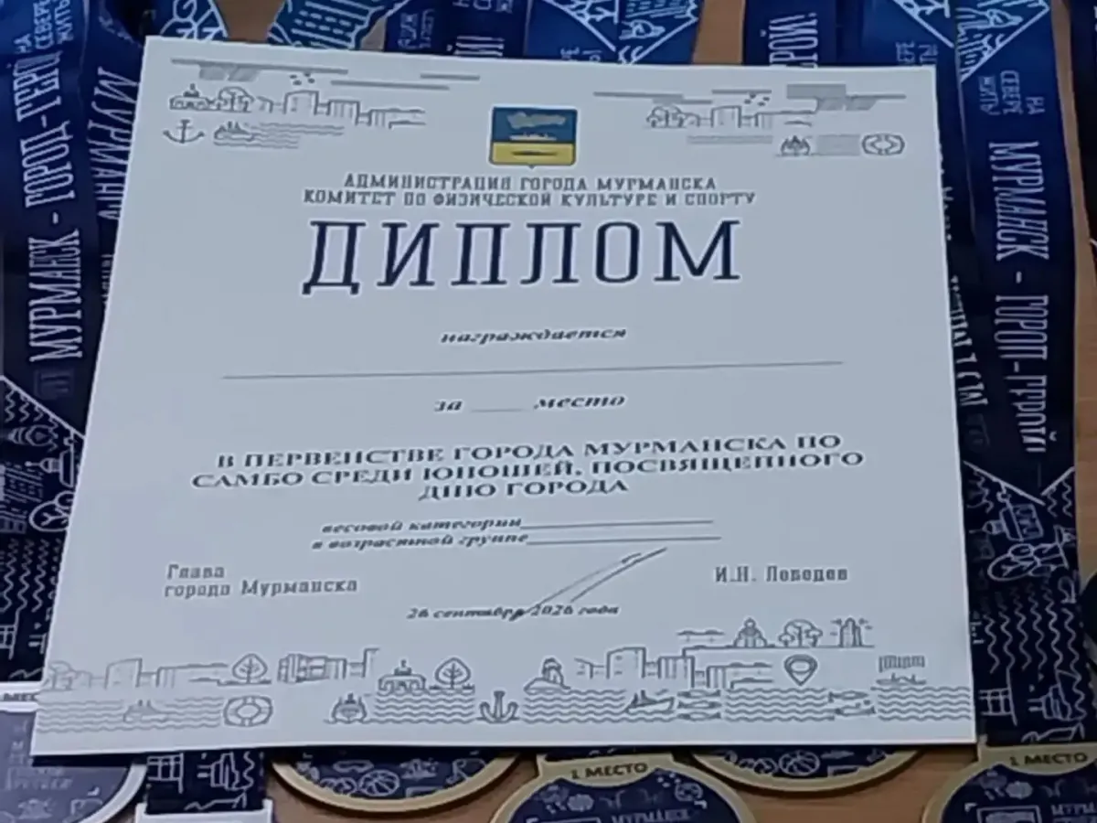 В Мурманске прошли соревнования по самбо среди юношей 14–16 лет