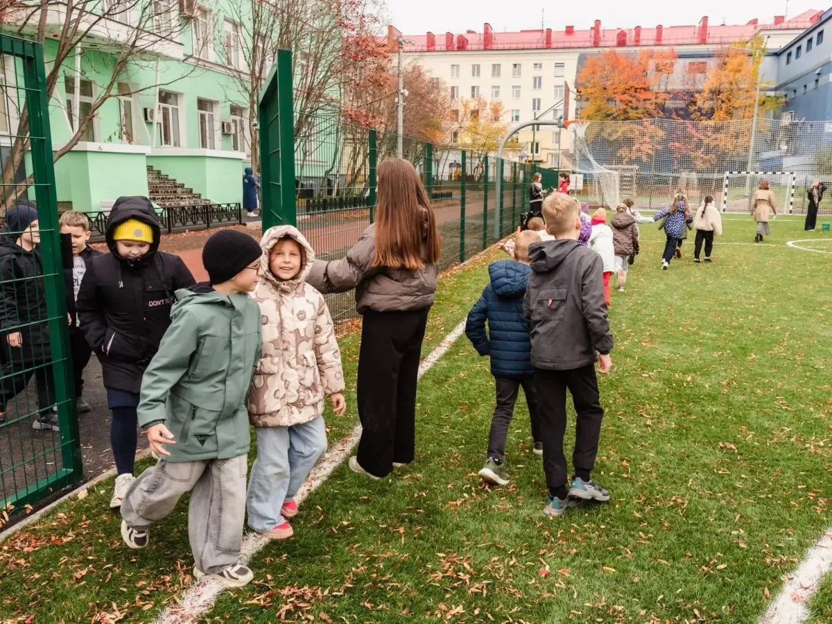 В школе №36 Мурманска открыли современную спортивную зону