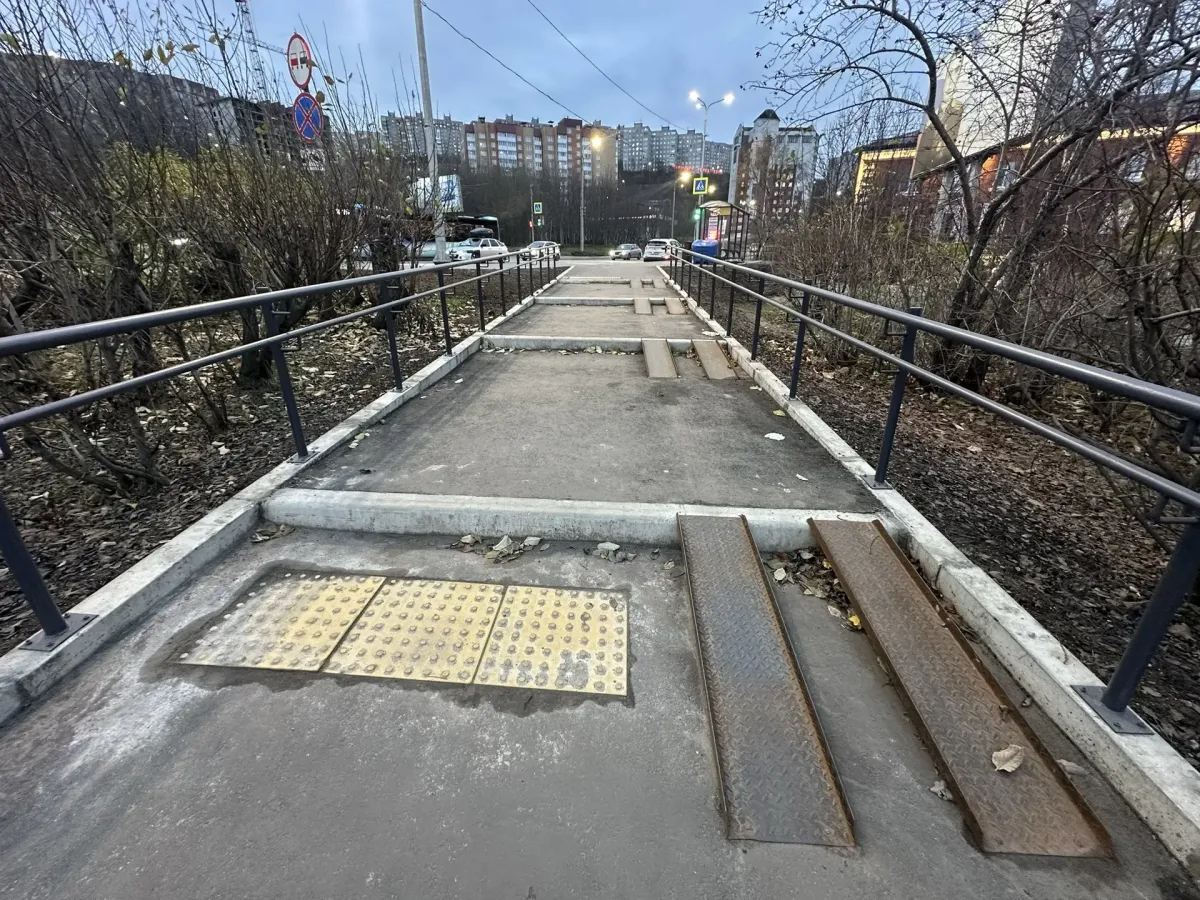 На улице Папанина у дома № 34 оборудовали новую остановку