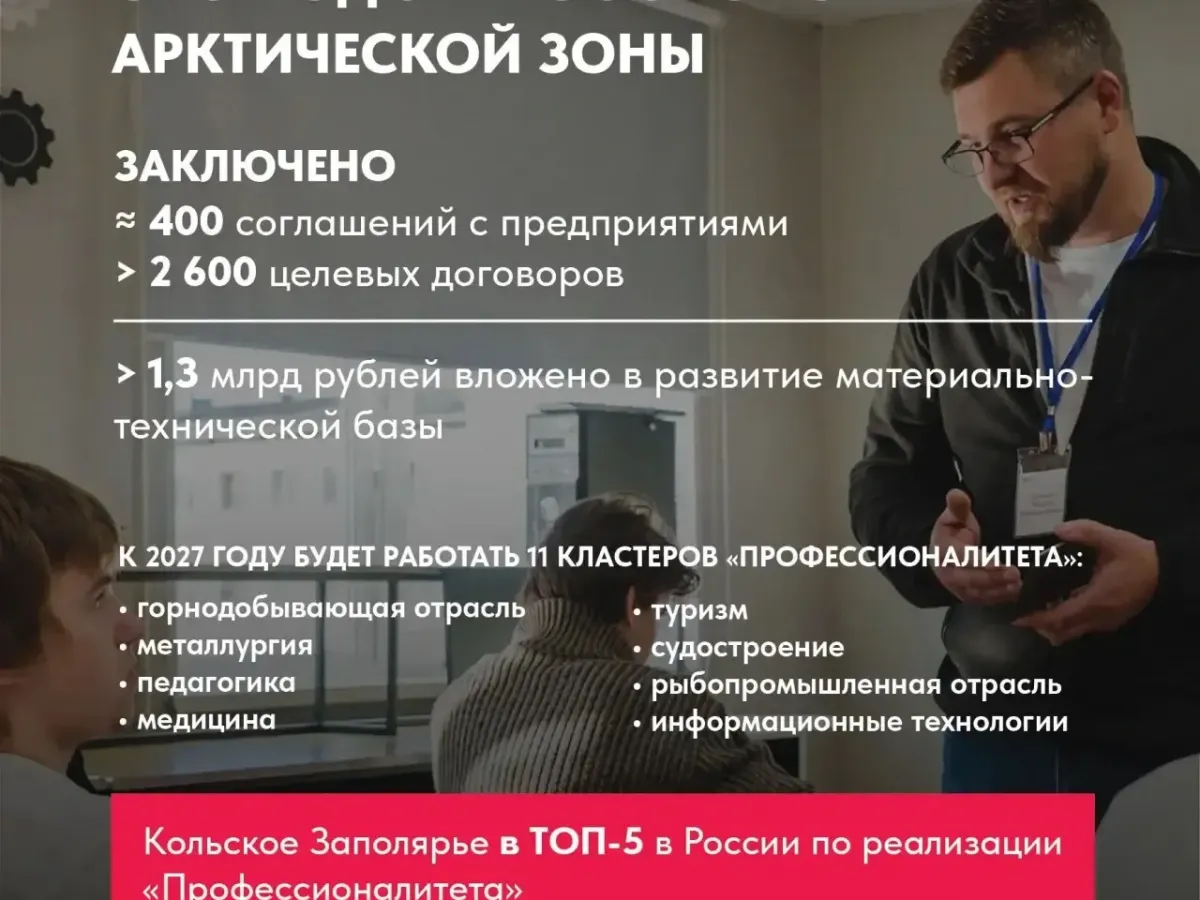 В регионе развивают систему СПО и готовят кадры для Арктики