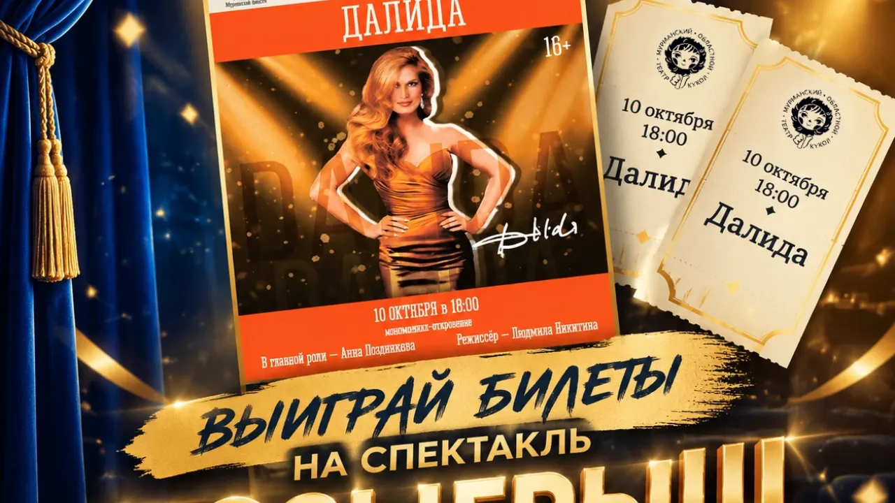 В Большом зале театра кукол покажут мономюзикл «ДАЛИДА» — Мурманск Сейчас