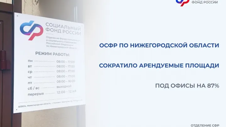 Отделение Социального фонда в Нижегородской области сократило аренду офисных площадей — Нижний Новгород Сейчас