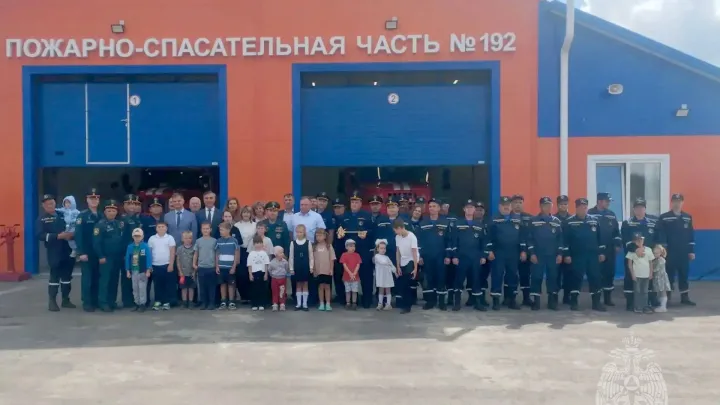 В селе Салганы открыли новое здание пожарной части №192 — Нижний Новгород Сейчас