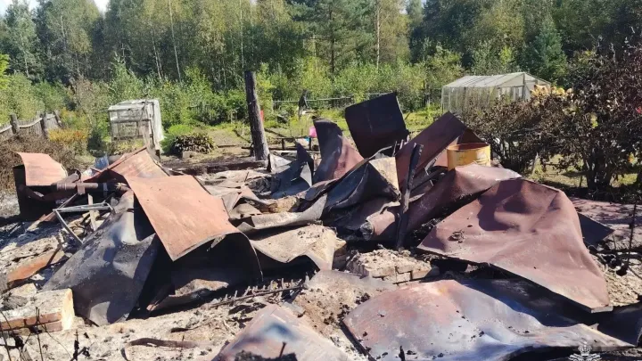 Женщина погибла при пожаре в садовом доме в Семёновском округе — Нижний Новгород Сейчас