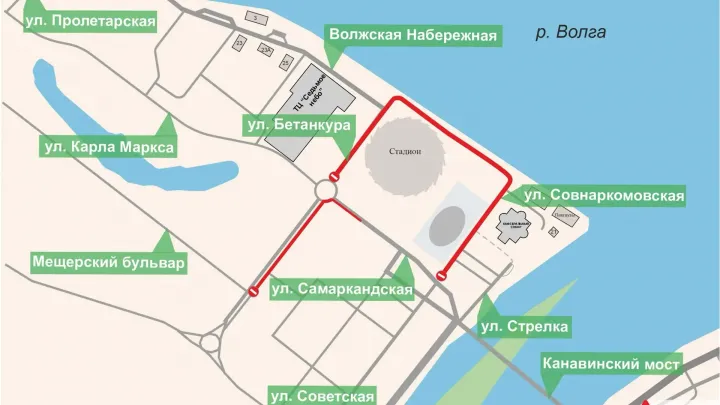 На Волжской набережной временно ограничат движение транспорта 6 октября — Нижний Новгород Сейчас