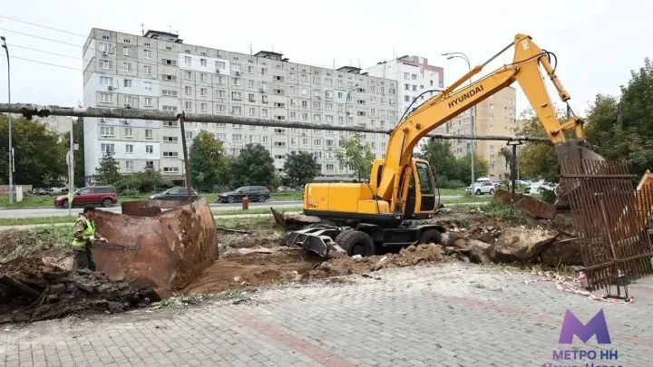 В Сормове продолжается демонтаж строений в границах будущей трассы и стройплощадки метро — Нижний Новгород Сейчас