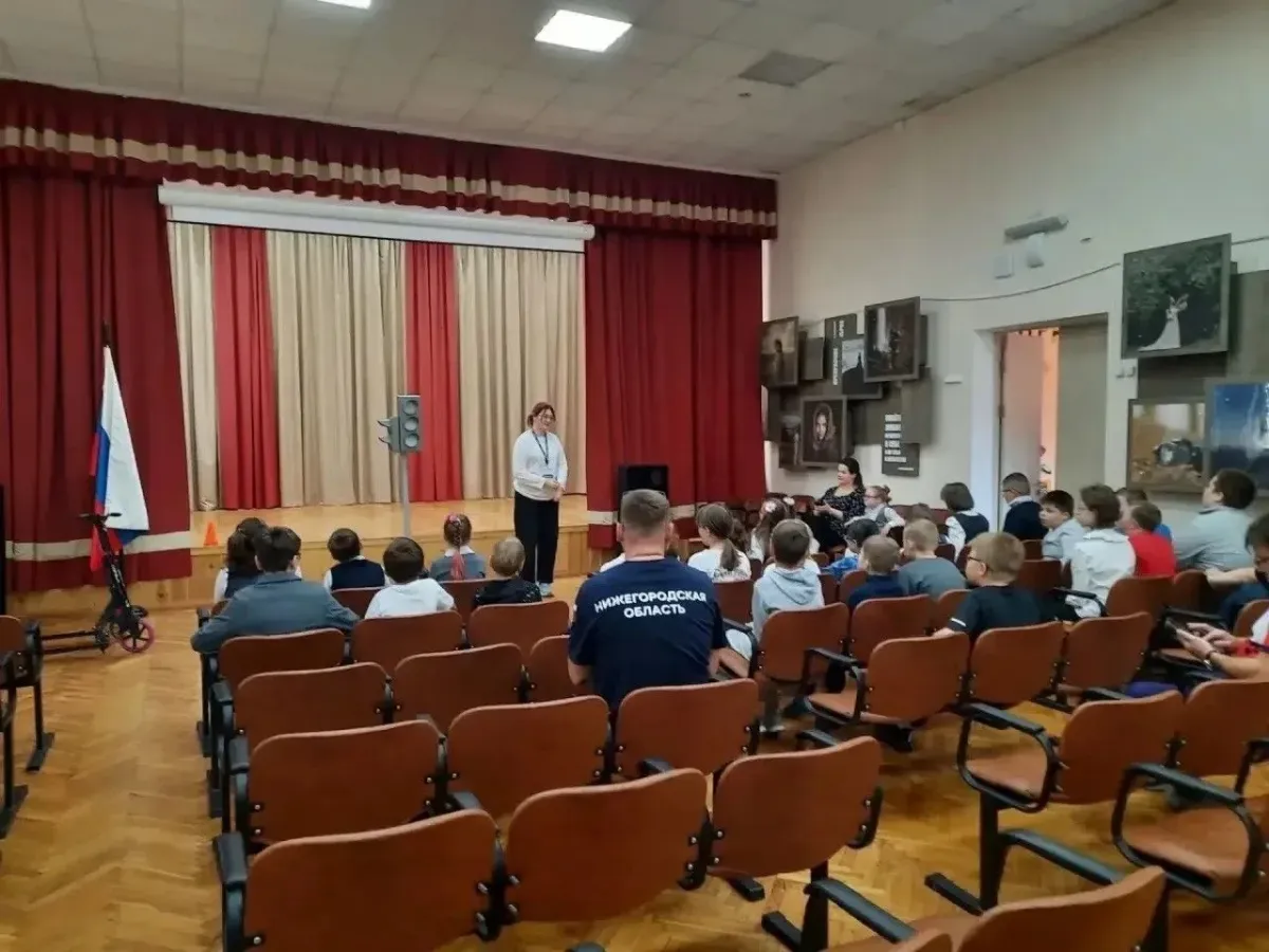 В Нижнем Новгороде прошли занятия по безопасности дорожного движения для школьников