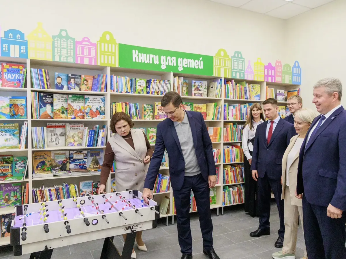 В Ленинском районе Нижнего Новгорода открыли модернизированную библиотеку имени Бажова