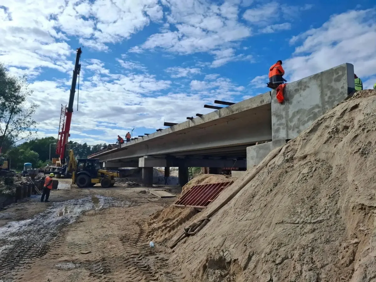 Капитальный ремонт моста через реку Леметь в Кулебаках выполнен более чем на 50%