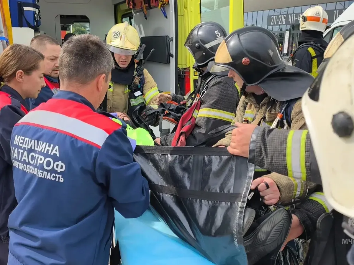 На ледовой арене Volga в Нижнем Новгороде впервые прошли пожарные учения