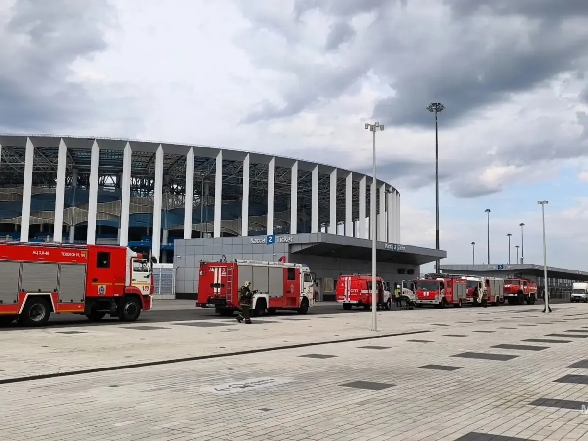 На ледовой арене Volga в Нижнем Новгороде впервые прошли пожарные учения