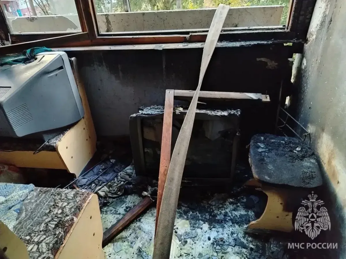 В жилом доме на улице Коломенской при пожаре погиб мужчина