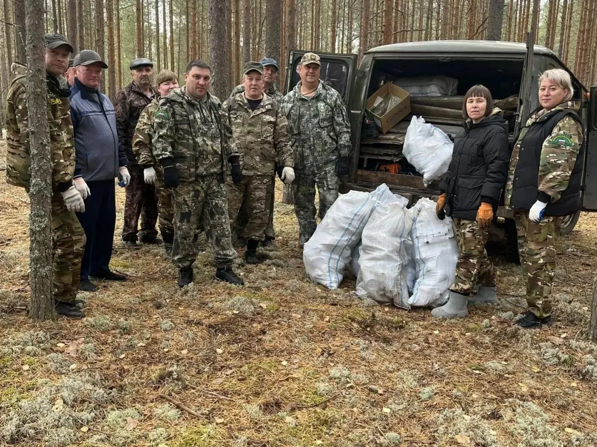 В Ветлужском лесничестве убрали несанкционированную свалку