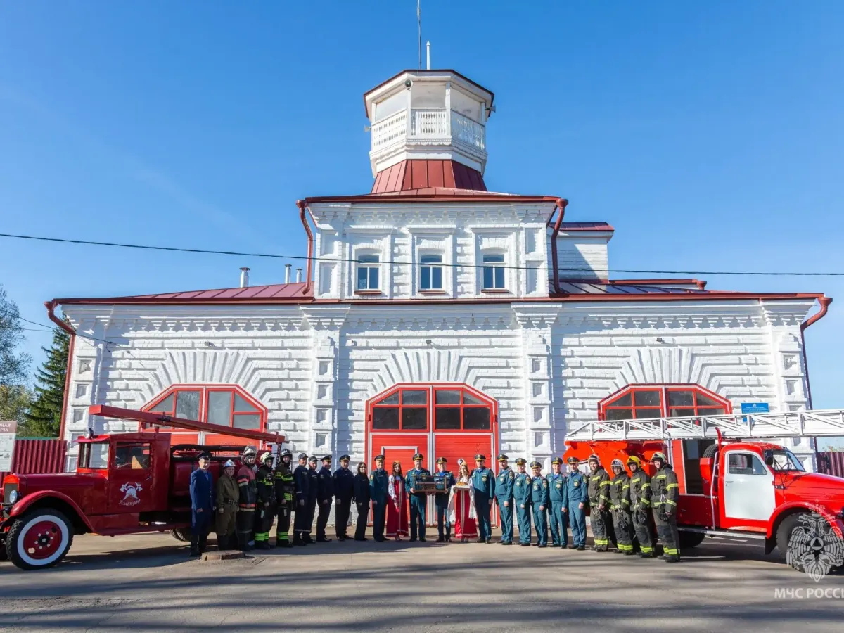 В Нижегородской области встретили исторический пожарный ствол в рамках всероссийской эстафеты