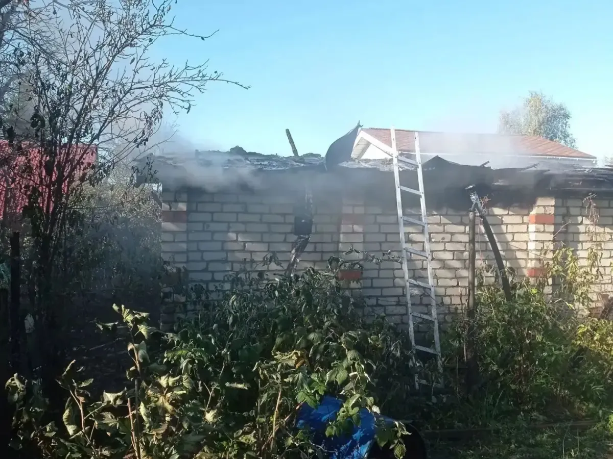 В Кстовском районе произошли два пожара: сгорели постройка, дом и баня