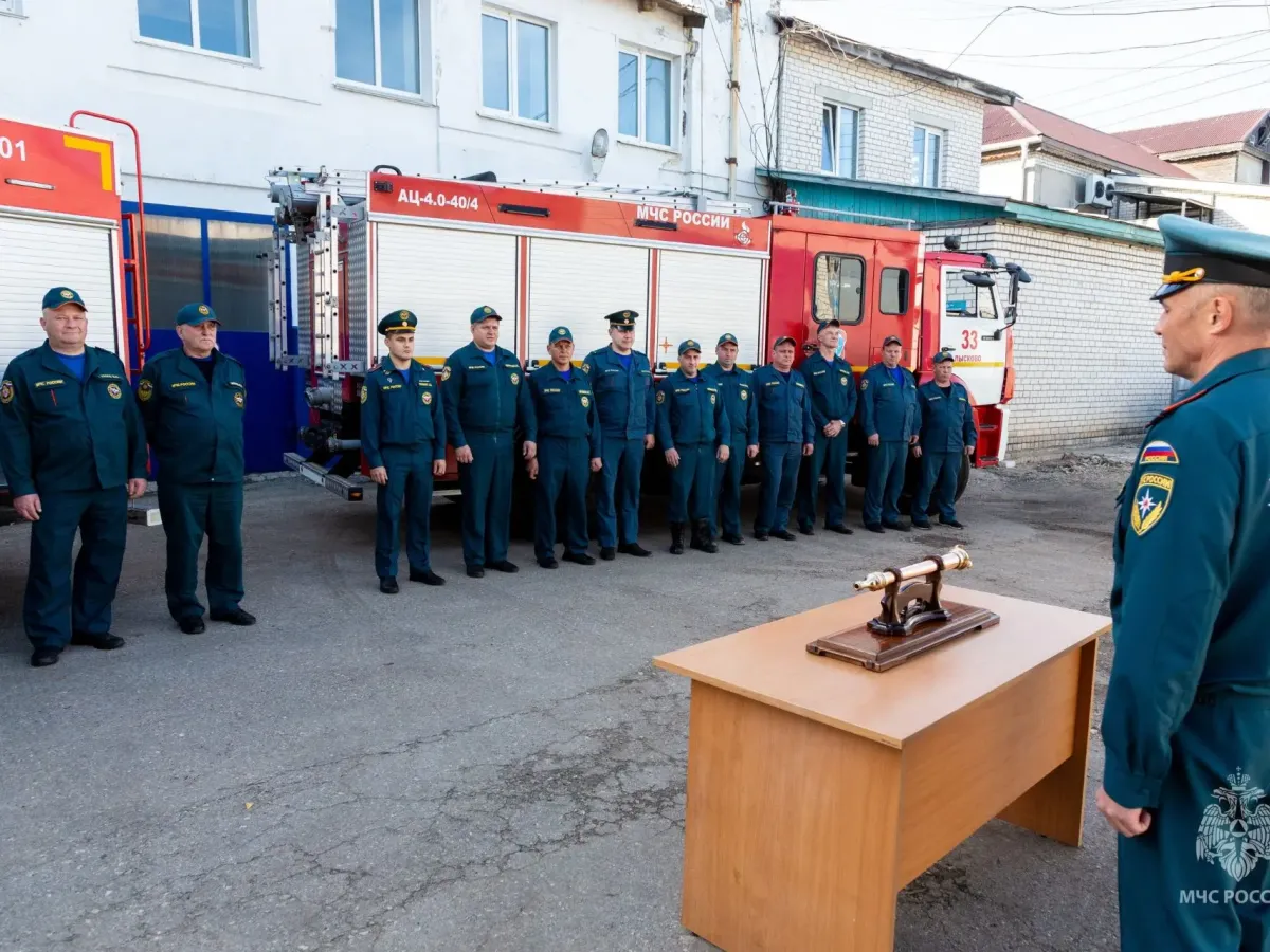В Нижегородской области встретили исторический пожарный ствол в рамках всероссийской эстафеты