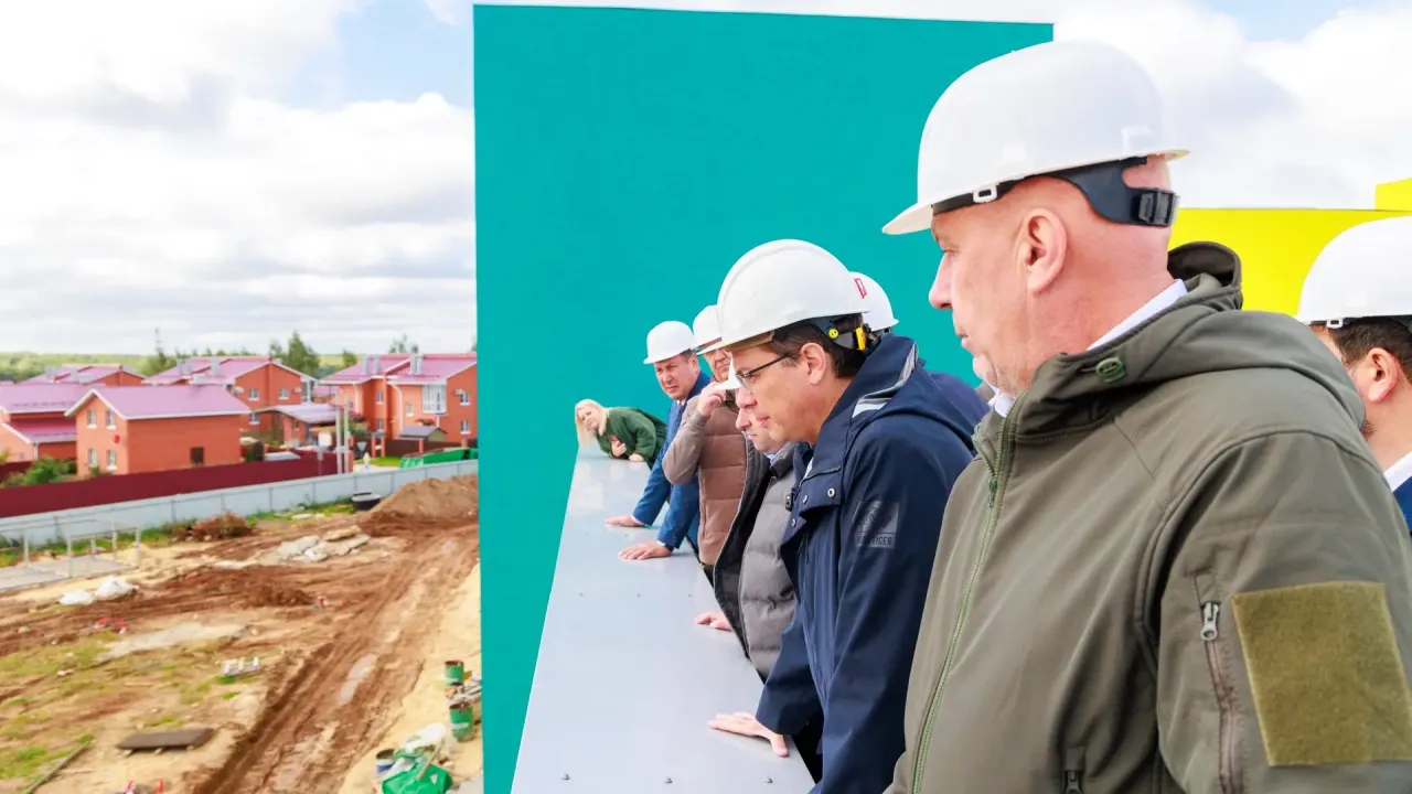 В деревне Черемисское продолжается строительство детского сада на 240 мест — Нижний Новгород Сейчас