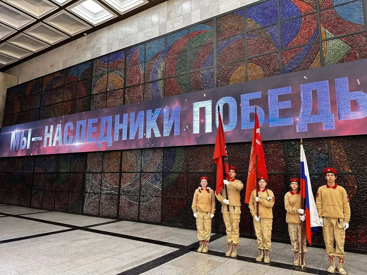 Маслянинская школа № 3 представила экспозицию на выставке в Музее Победы