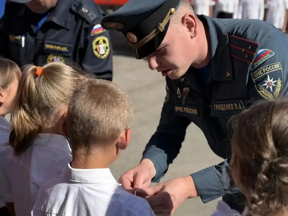В Краснозёрском районе посвятили в юные пожарные новые дружины