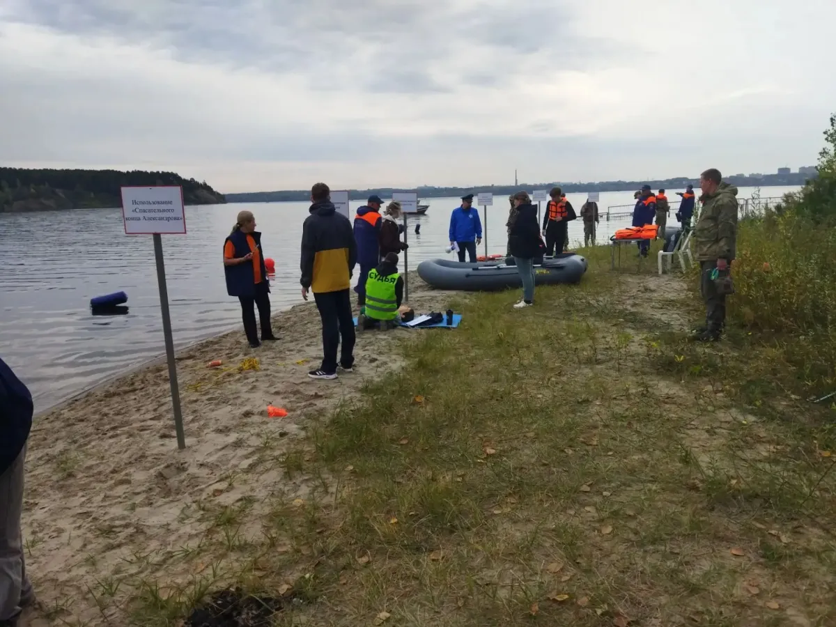 В Бердске на «Школе безопасности» прошёл этап поисково-спасательных работ
