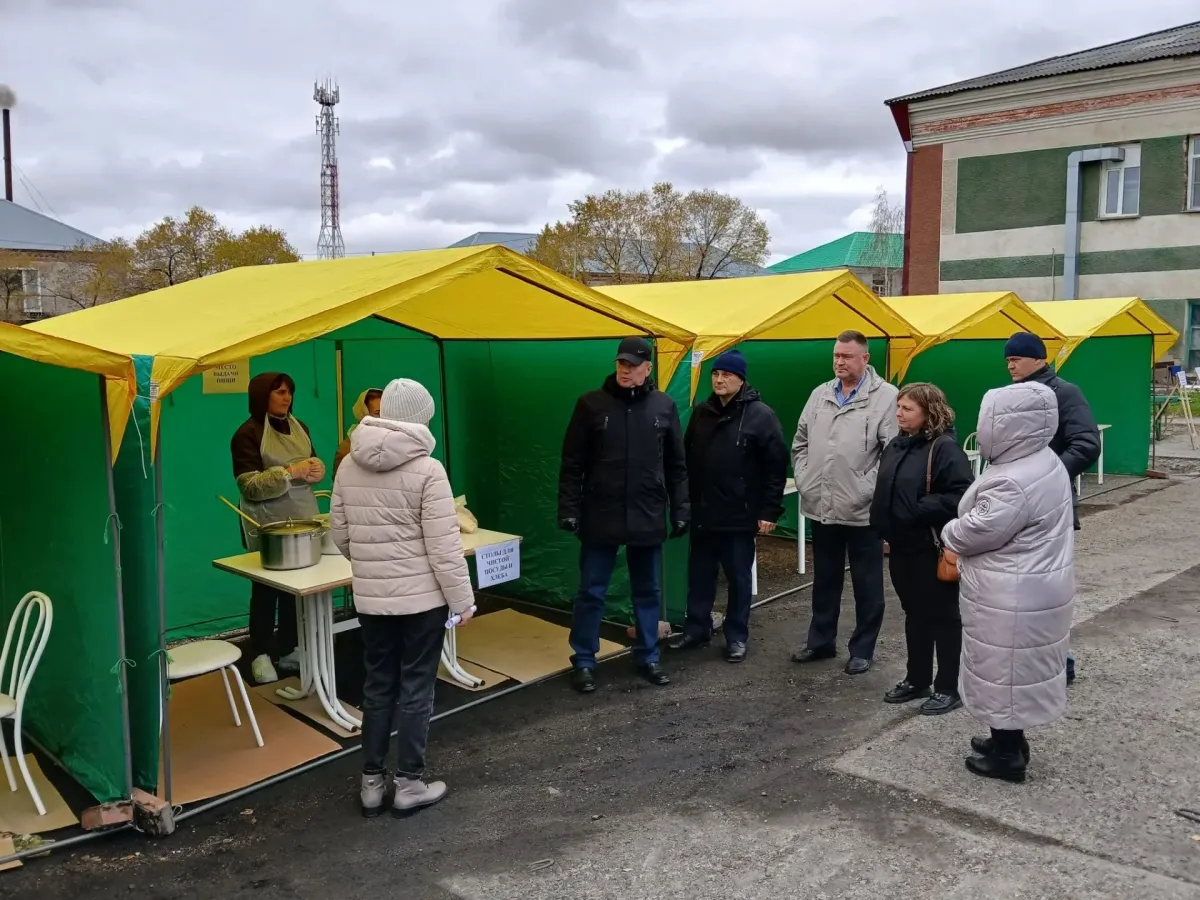В Доволенском округе провели командно-штабные учения по гражданской обороне