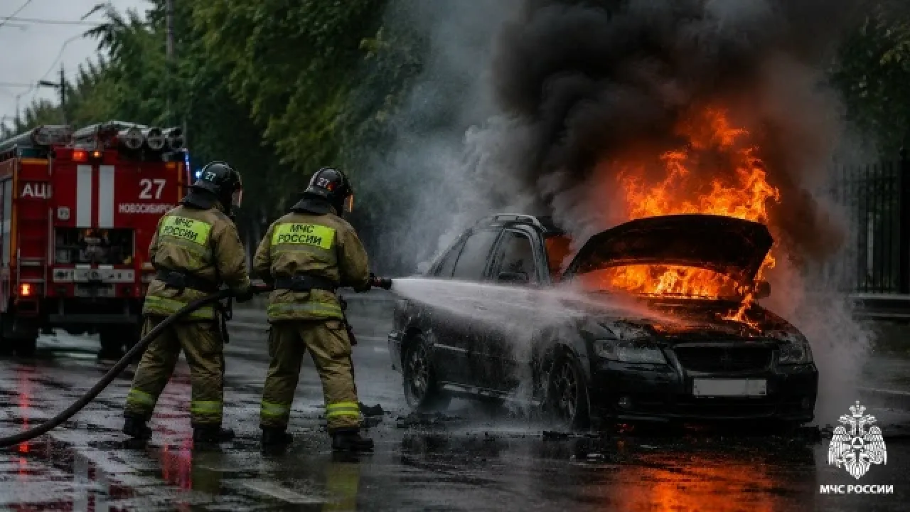 С начала сентября в Новосибирской области произошло 28 возгораний автомобилей — Новосибирск Сейчас