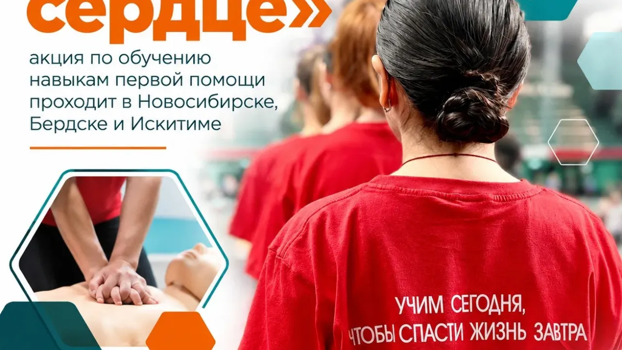 В «Локомотив-Арене» проходит крупная акция по обучению первой помощи — Новосибирск Сейчас
