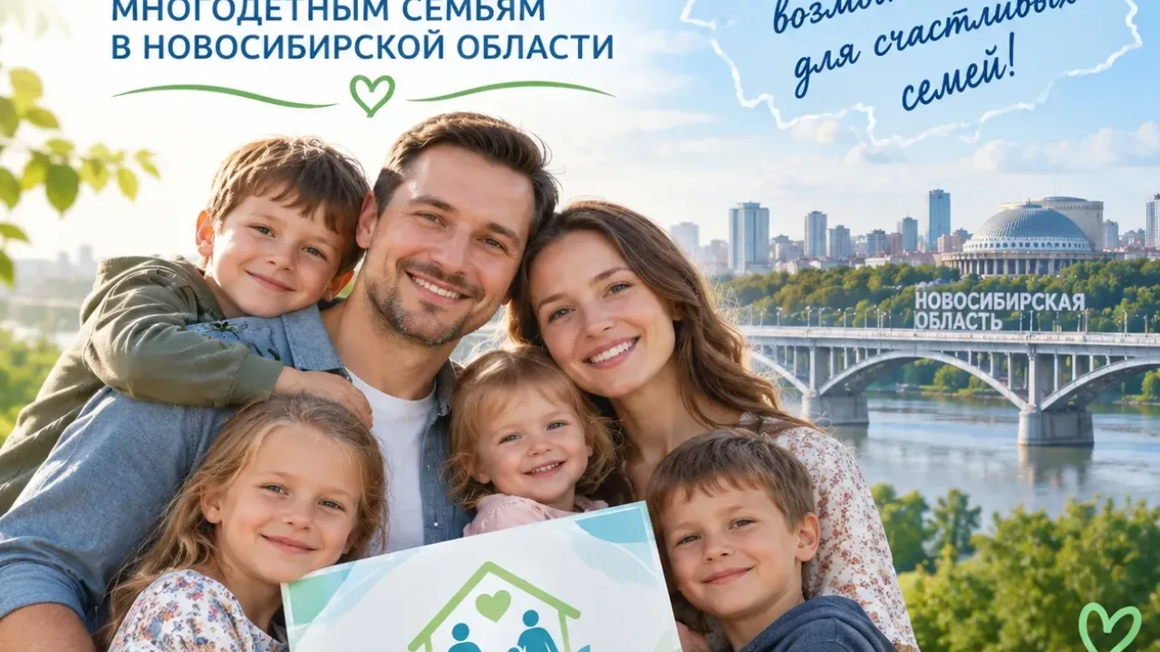 Многодетным семьям в регионе выдают сертификат на областной семейный капитал — Новосибирск Сейчас