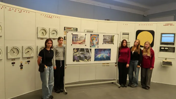 На Первой в мире АЭС показали рисунки победителей конкурса «Гагарин. Точка отсчёта»