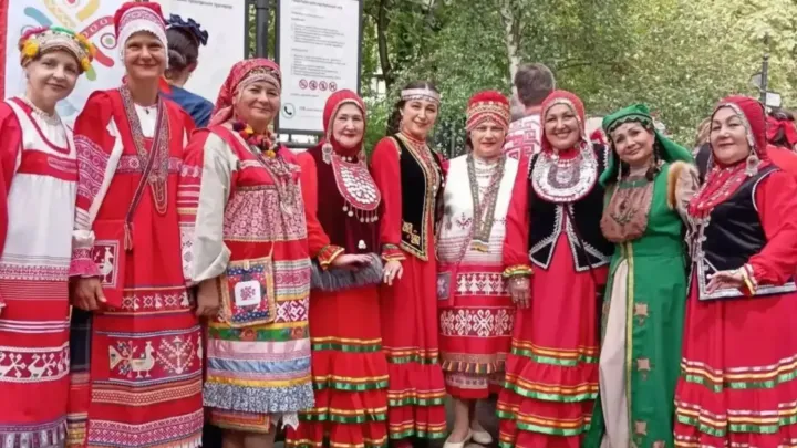 Обнинский коллектив показал костюмы Калужского края на фестивале в Москве
