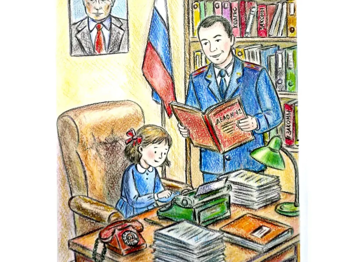 Рисунок девочки из Обнинска победил в региональной номинации конкурса МВ?