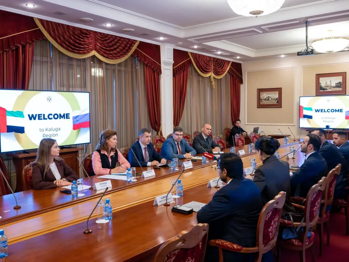 Делегация посольства ОАЭ посетила Калужскую область с рабочей поездкой